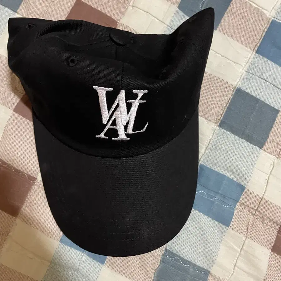 우알롱 볼캡 Deep signature logo ball cap