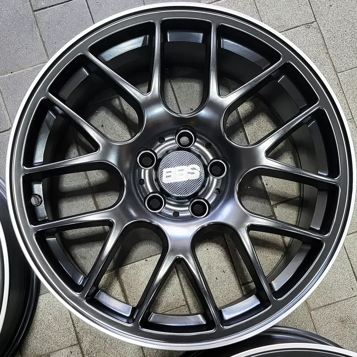 18인치 BBS CHR.st (PCD112) 무광블랙림폴리쉬 신품휠