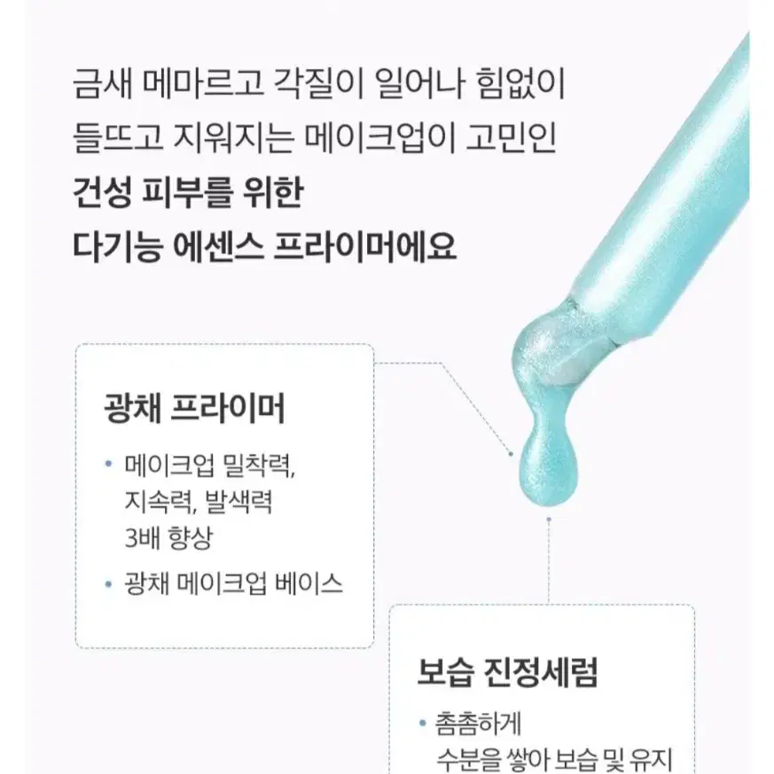 유니코닉 에센스 모공 프라이머(펌핑식,건성피부/새상품)