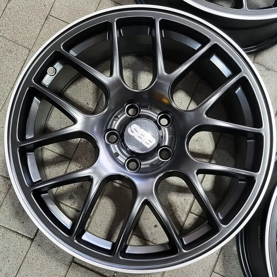 18인치 BBS CHR.st (PCD112) 무광블랙림폴리쉬 신품휠