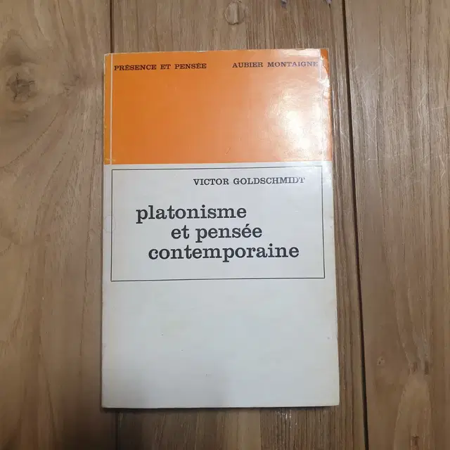 플라톤주의와 동시대의 사고 Victor Goldschmidt 철학 책