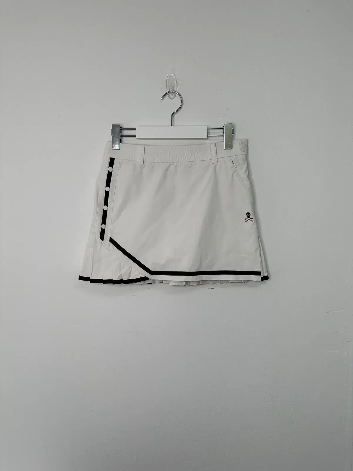 273. Mark &로나 Modified Pleated Skirt White S