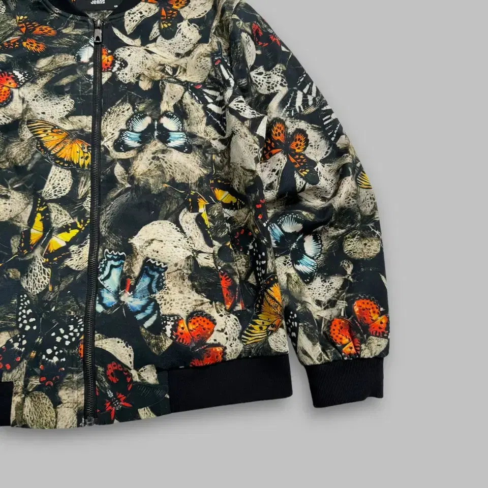 vintage butterfly pattern blouson