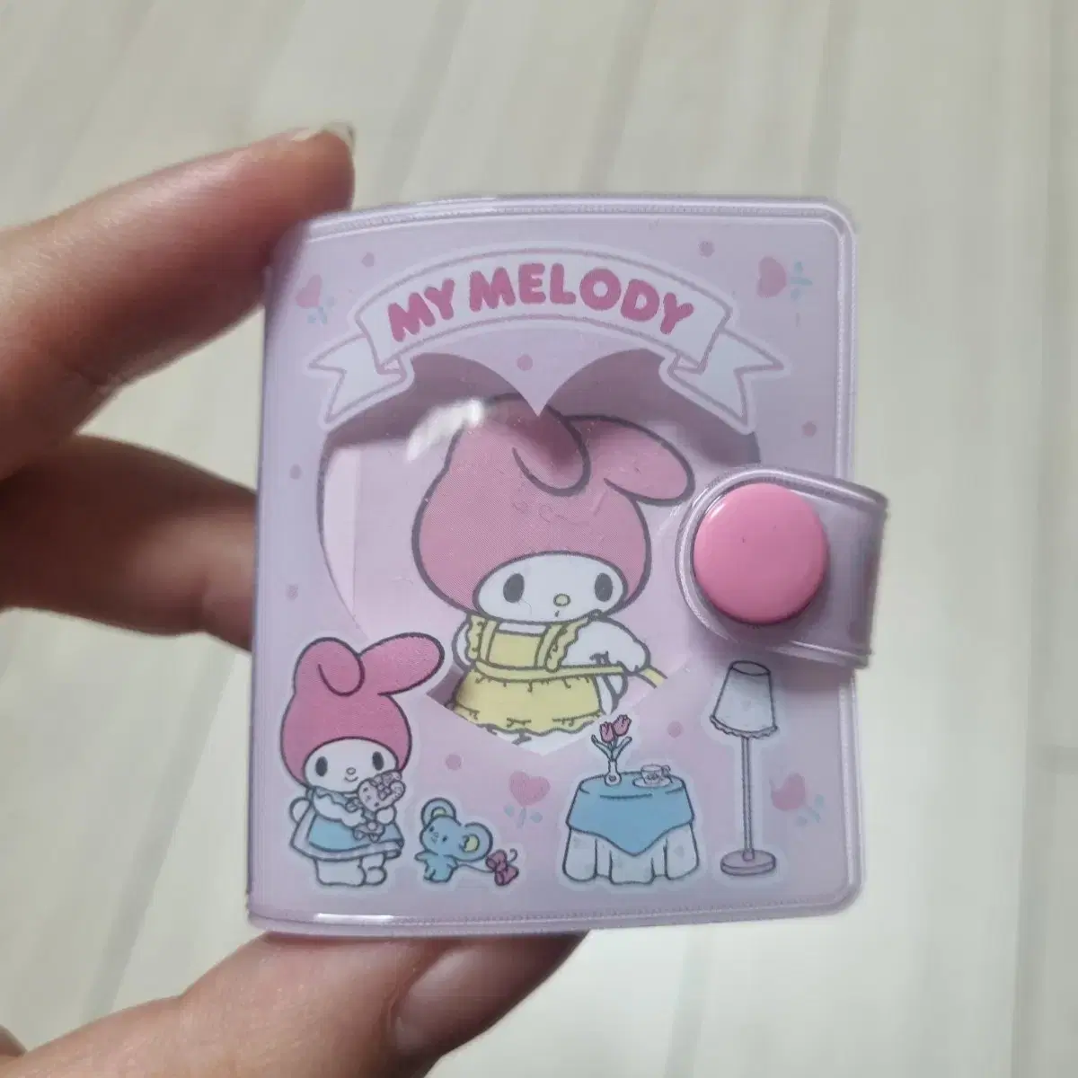 San Rio Photo collect book Holder keyring MyMelody