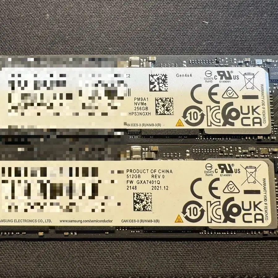 택포) 삼성 PM9A1 256GB SSD 팝니다. 980pro