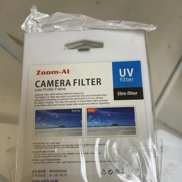 zoom ai uv 필터 slim filter 77mm