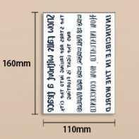 2주지속 타투 스티커 진짜 같은 워터프루프 반영구 문신 레터링 문구 방수