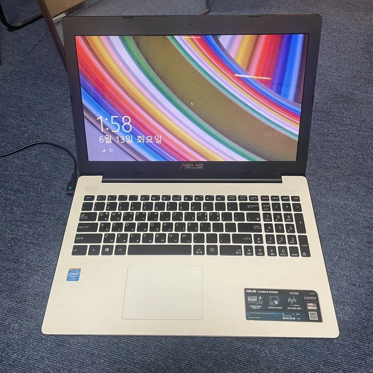 ASUS F553M 노트북