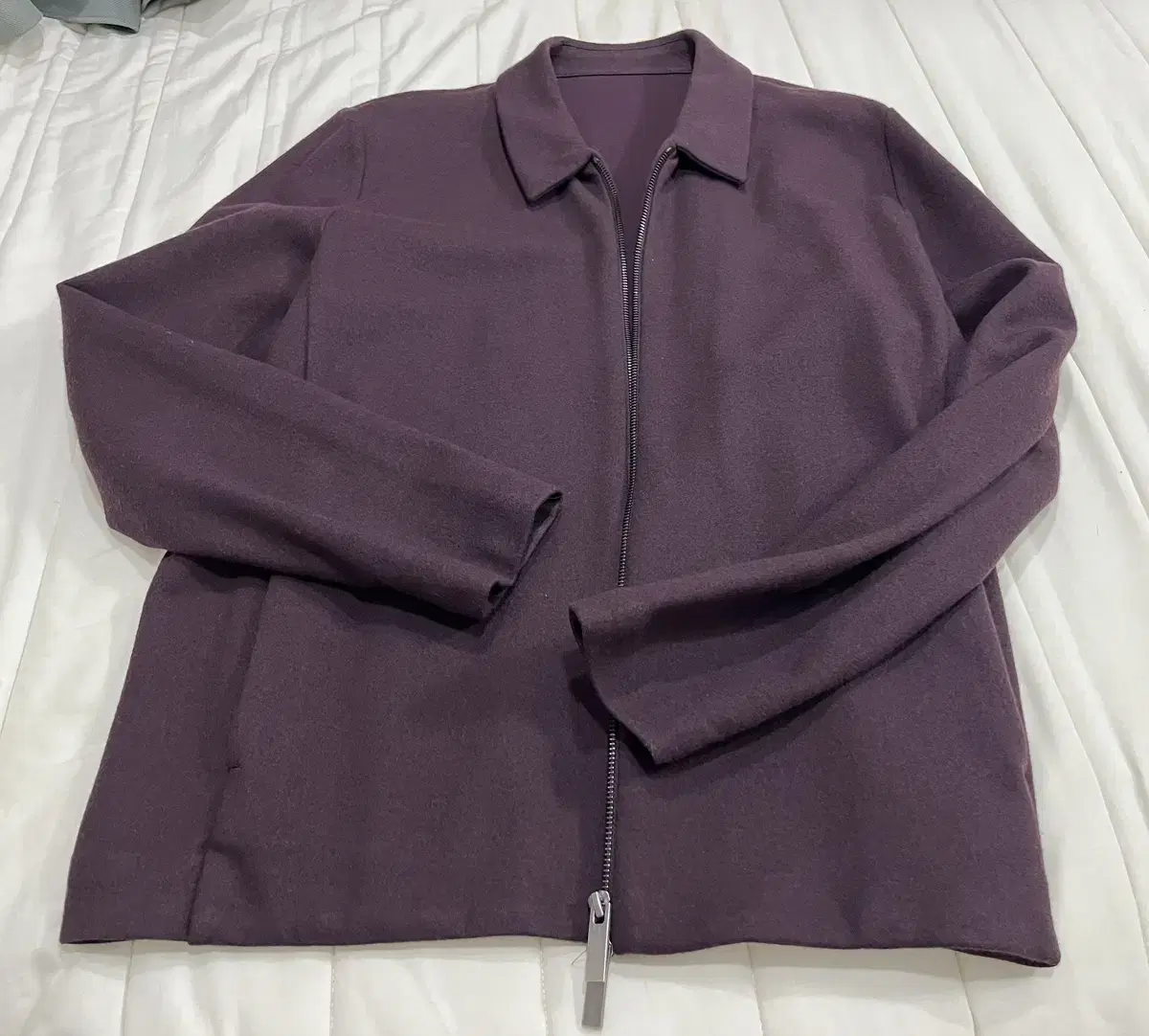 [L] COS Minimal Jacket Burgundy