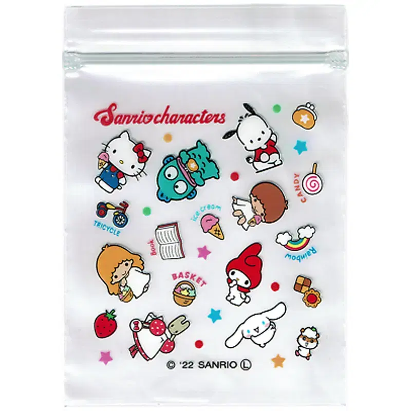 Sanrio Character Soft Zipper Bag Set of 10