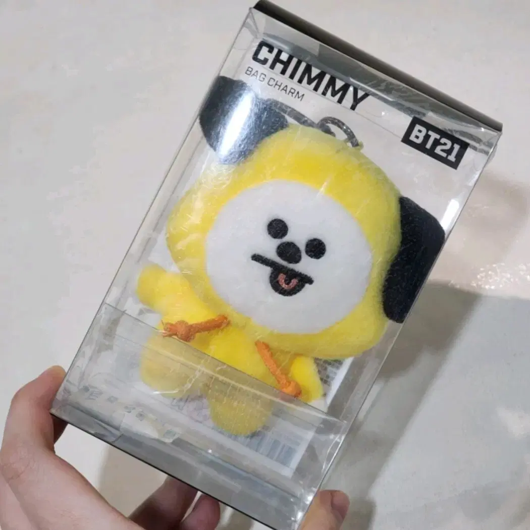 Genuine line friends BT21 bangtan Chimi jimin Standing Doll + Envelope