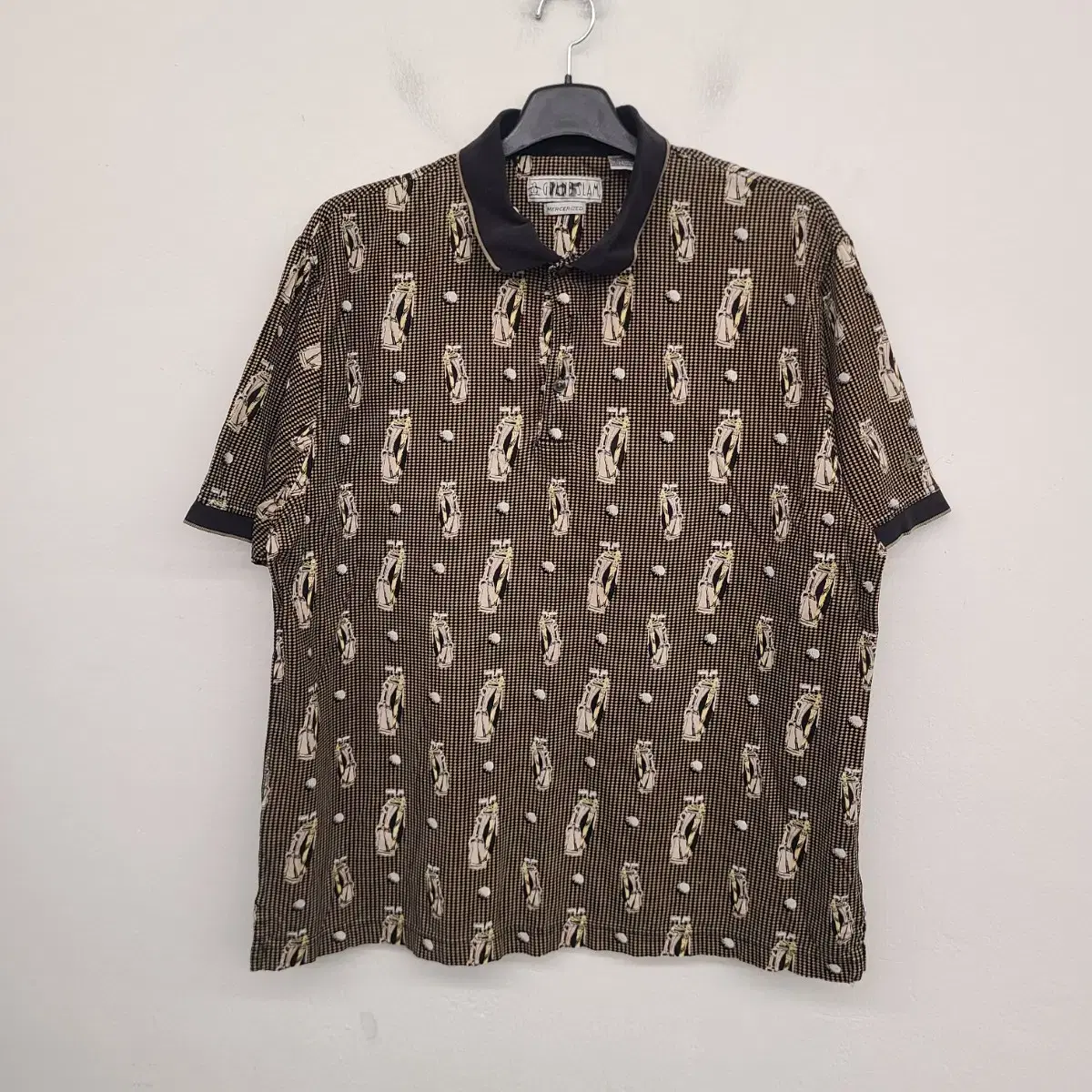 [105/XL] GRAND SLAM pattern short sleeve karati for sale.