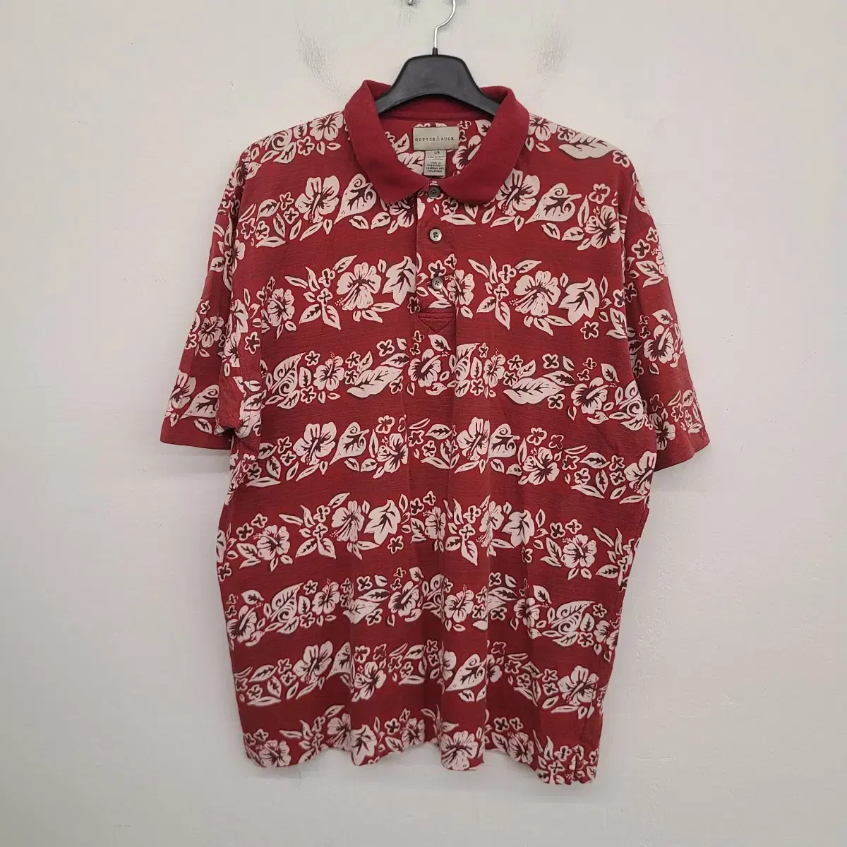 [110/XXL] CUTTER & BUCKY pattern short sleeve karati for sale.