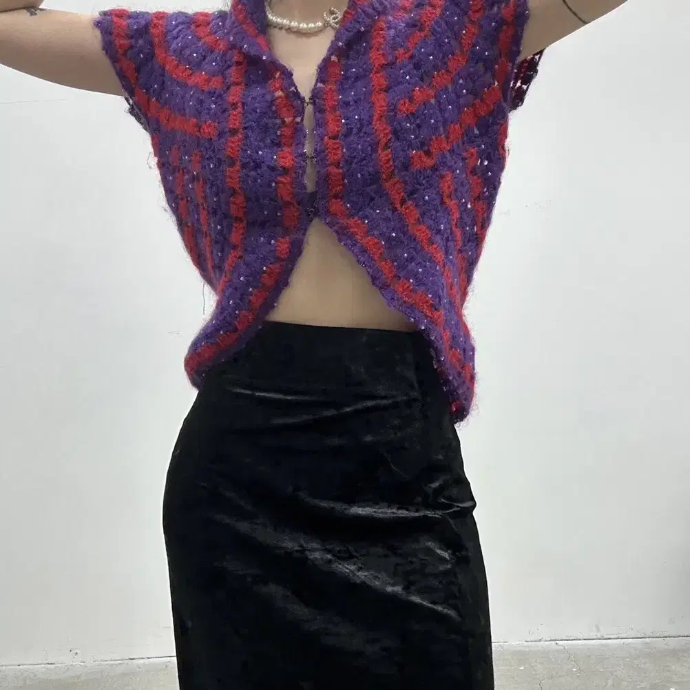 [꼼데가르송] wool knit bolero