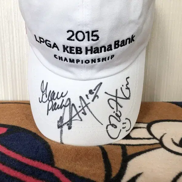 혼마골프 2015 LPGA KEB 하나뱅크 챔피언십 박세리프로외 싸인모자