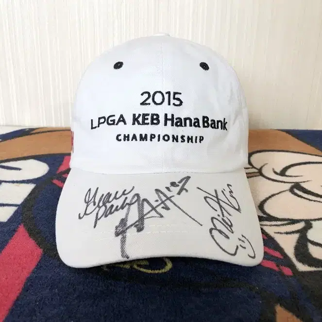 혼마골프 2015 LPGA KEB 하나뱅크 챔피언십 박세리프로외 싸인모자