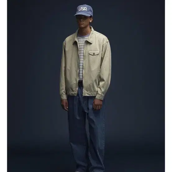 구합니다 Khakis 카키스 USA Trucker Cap Navy