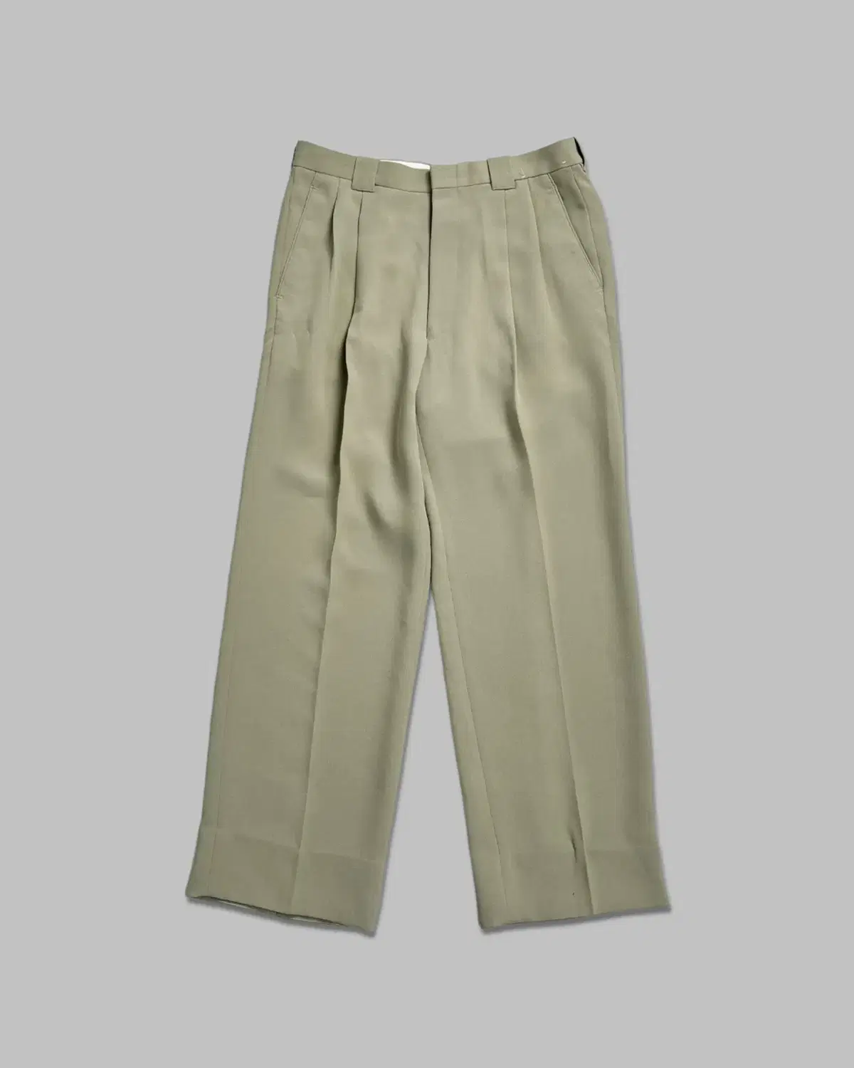 vintage sage two tuck wide trouser