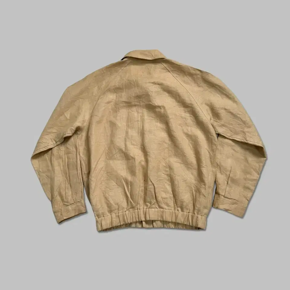 vintage linen blouson jacket