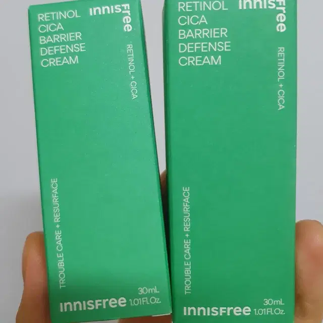 이니스프리 레티놀 시카 흔적 장벽 크림 30ml+30ml   2개 일괄