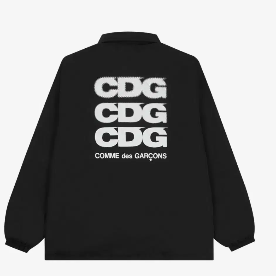 [새상품] [XL] CDG 로고 코치 블랙 자켓