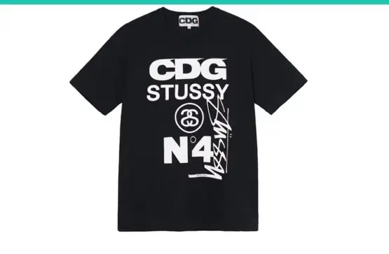 fw21 스투시 꼼데가르송 티셔츠 CDG x Stussy T-shirt