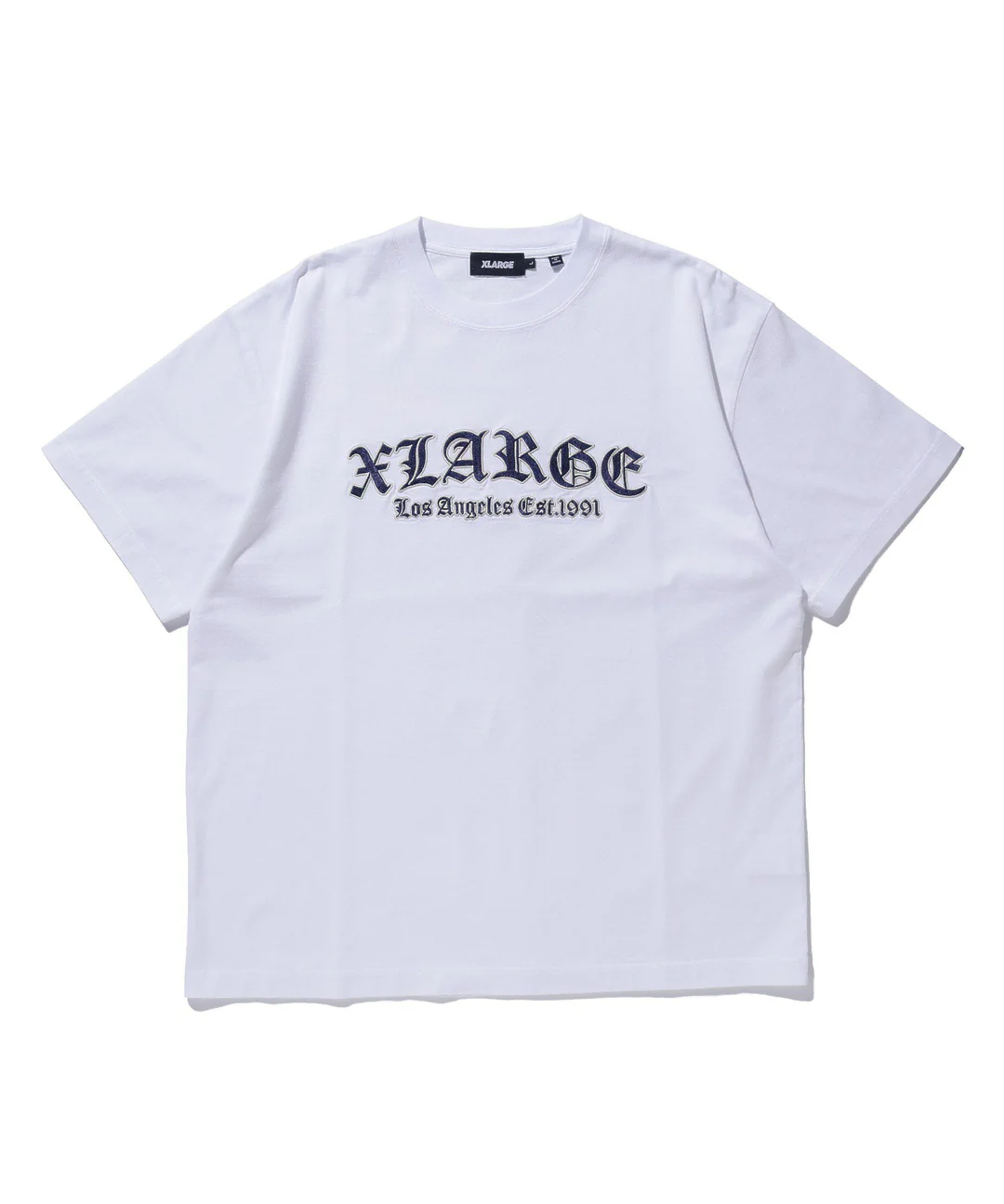 [Overseas] XLARGE Old English Embroidered Short Sleeve T-Shirt