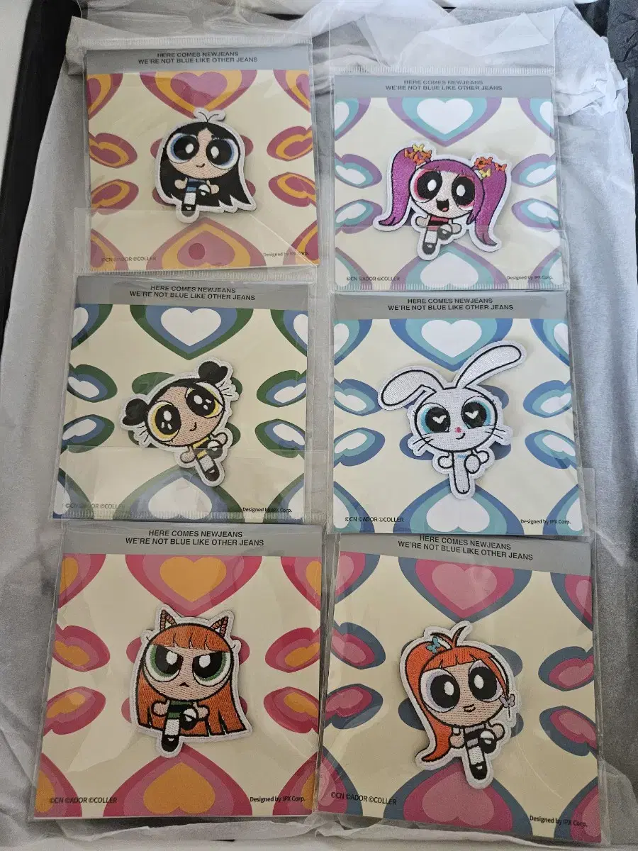 New Jeans Powerpuff Girls Waffen Reverse Stickon