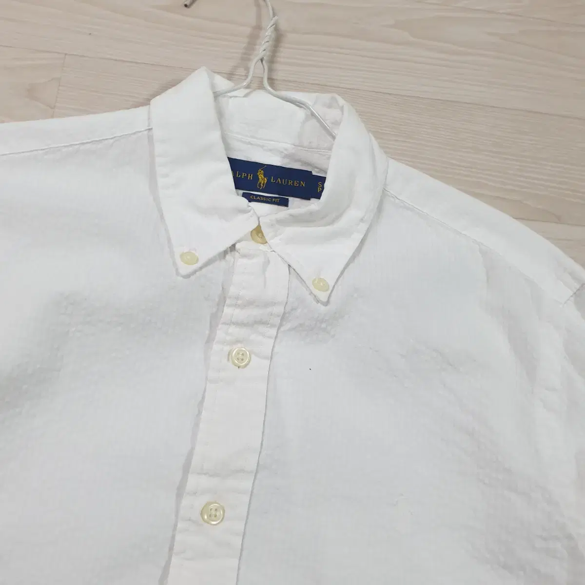 Polo Ralph Lauren _ Seersucker White Shirt (WS)