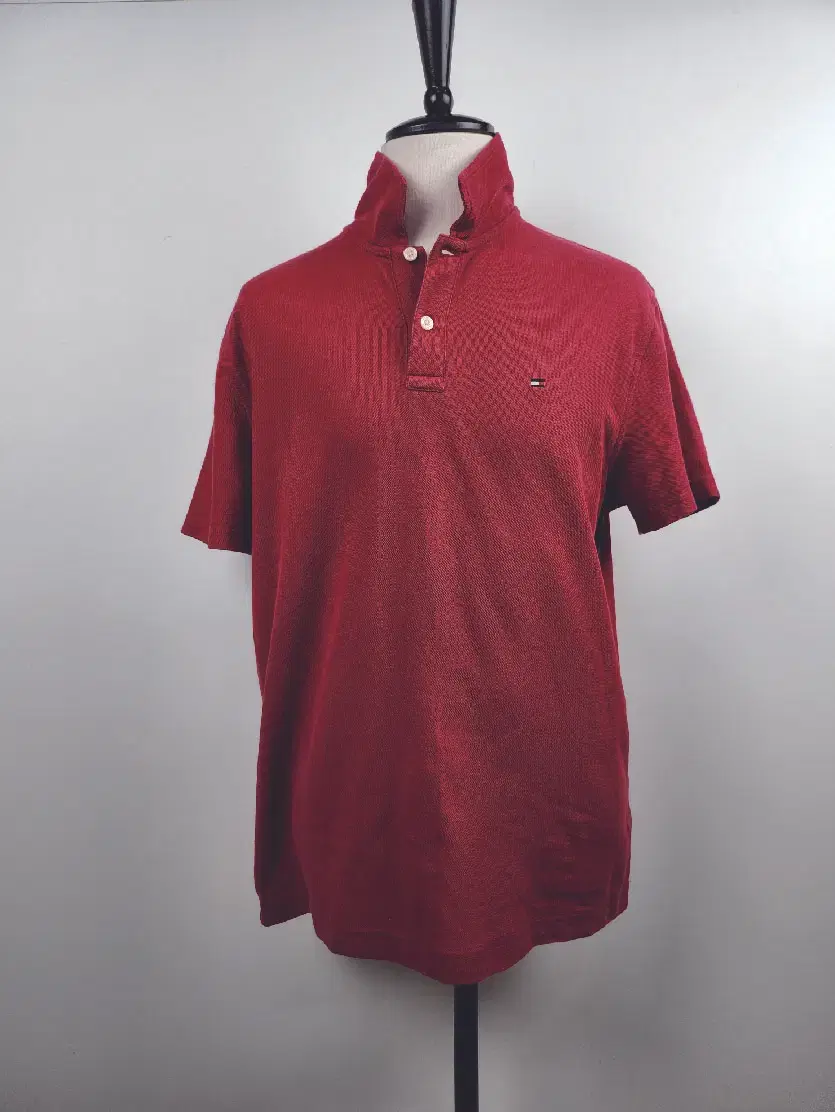 TOMMY HILFIGER Red Basic Short Sleeve Karati