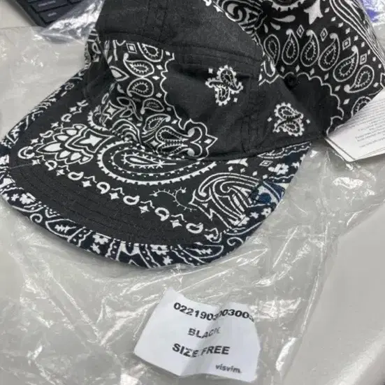 비즈빔21SS ICT BLK Bandana Cap Hat 반다나 모자