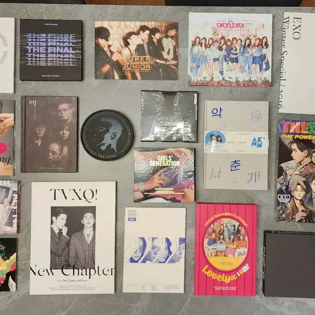 엑소, 소녀시대, 슈주, FX 등 K-pop 아이돌 앨범 CD 포토카드