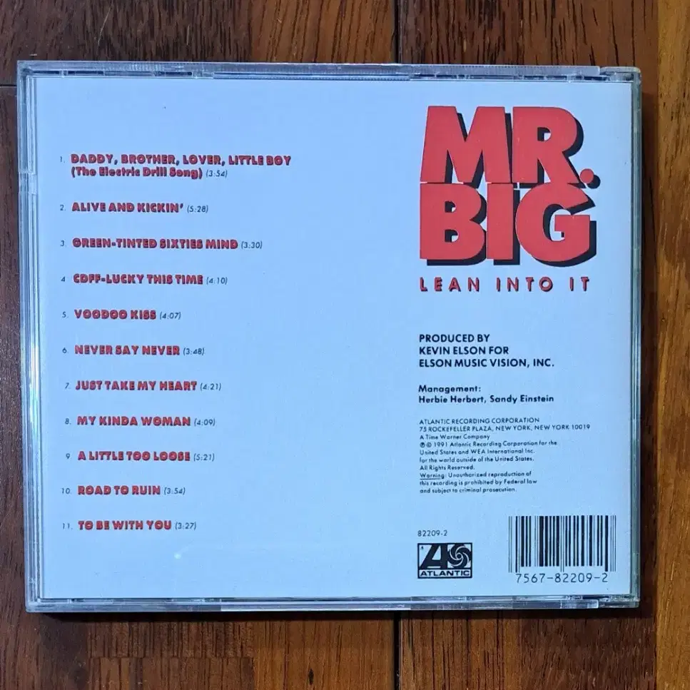 MR.BIG  미스터빅 CD