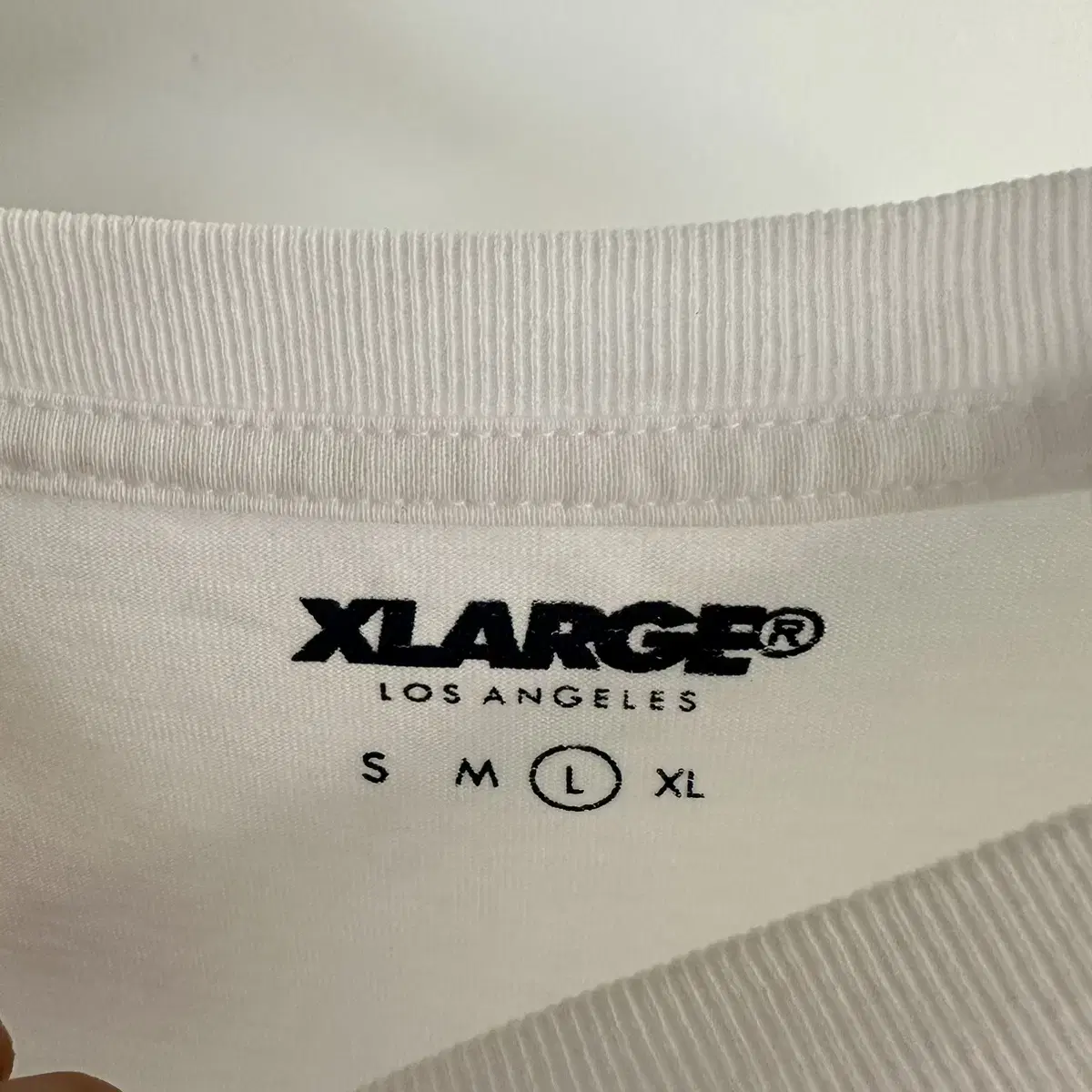 엑스라지 xlarge 로고 반팔 티셔츠