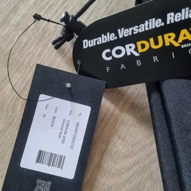 디얼스 CORDURA 305D 코듀라 그라운드시트 XL 블랙 새제품