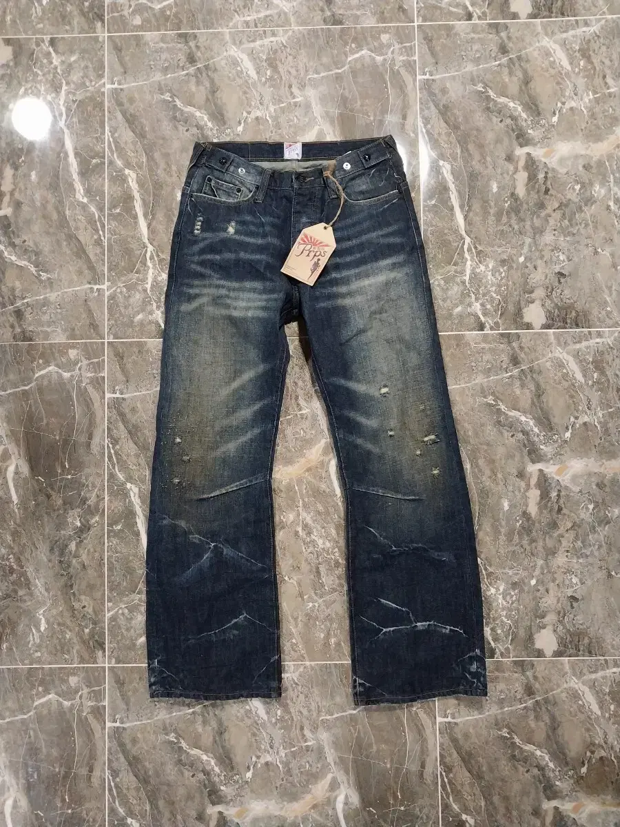 K1 Brand New PRPS Jeans Whole Ripped 30