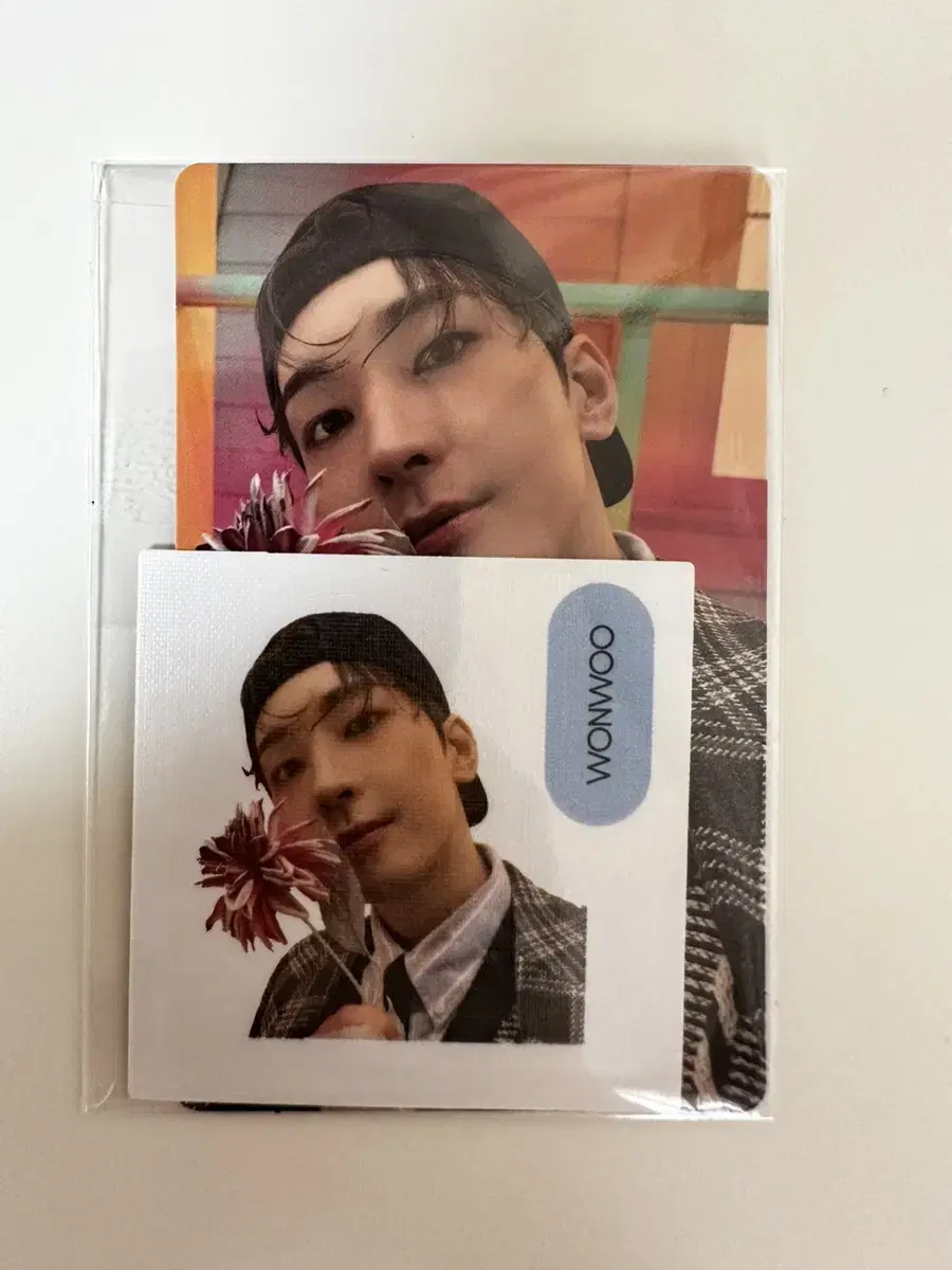 Seventeen wonwoo preorder pre-order benefit photocard+tibusil