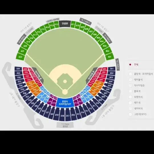 5월11일 잠실 3루블루석