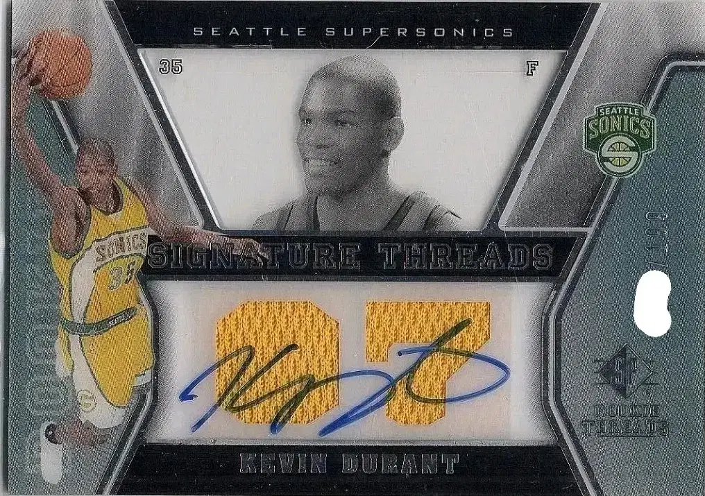 2007 SP kevin Durant Jersey Onda RC /199