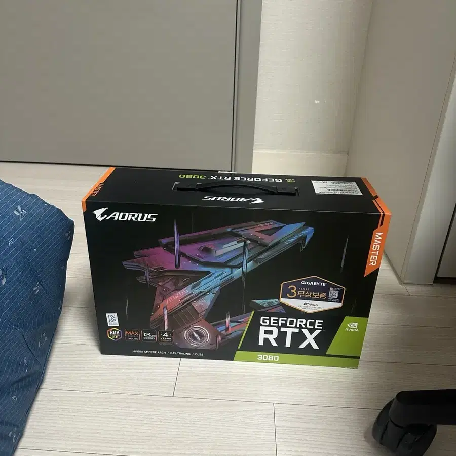 AORUS Master 지포스 RTX 3080 D6X 12GB 그래픽카드