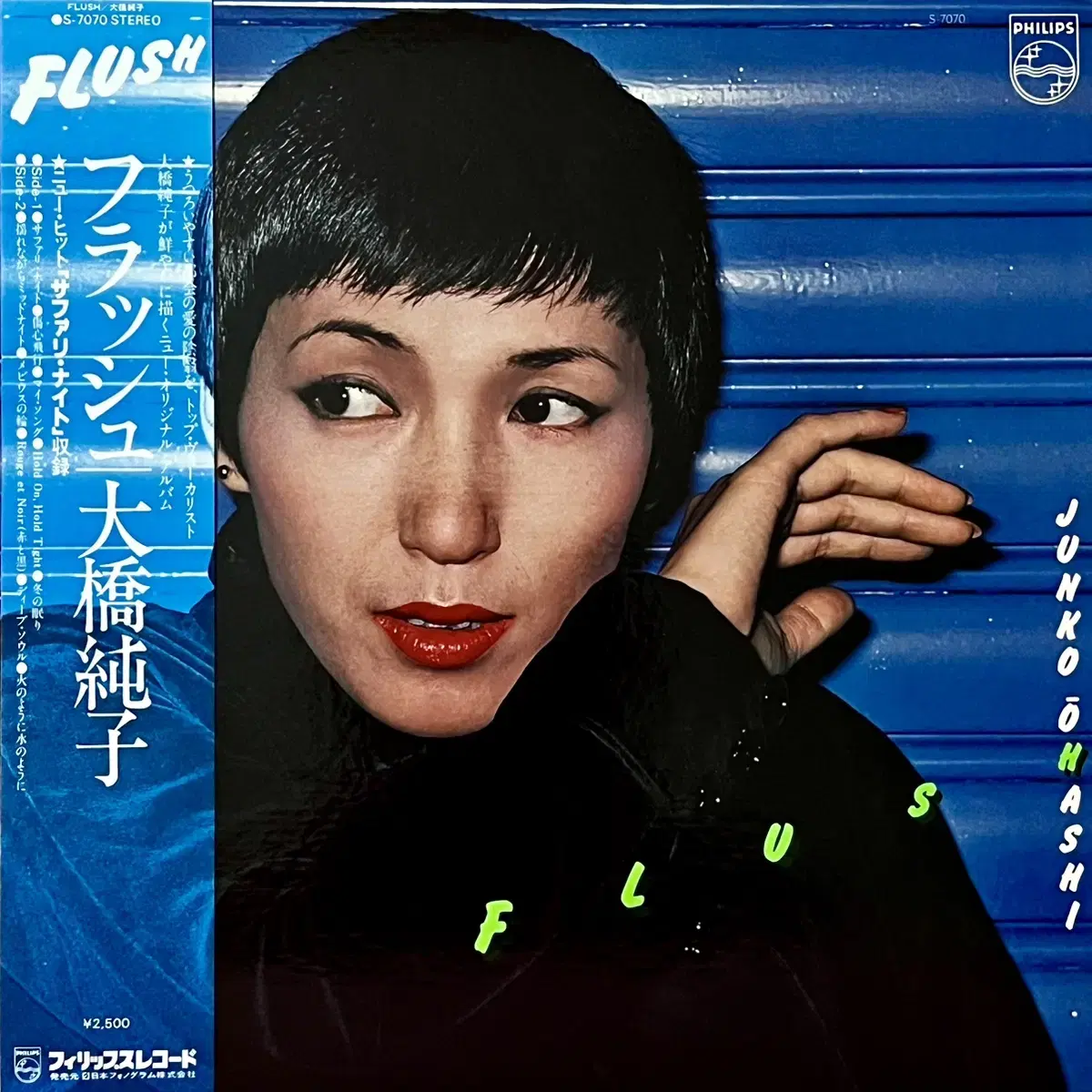 시티팝LP 오하시 준코 Junko Ohashi -Flush