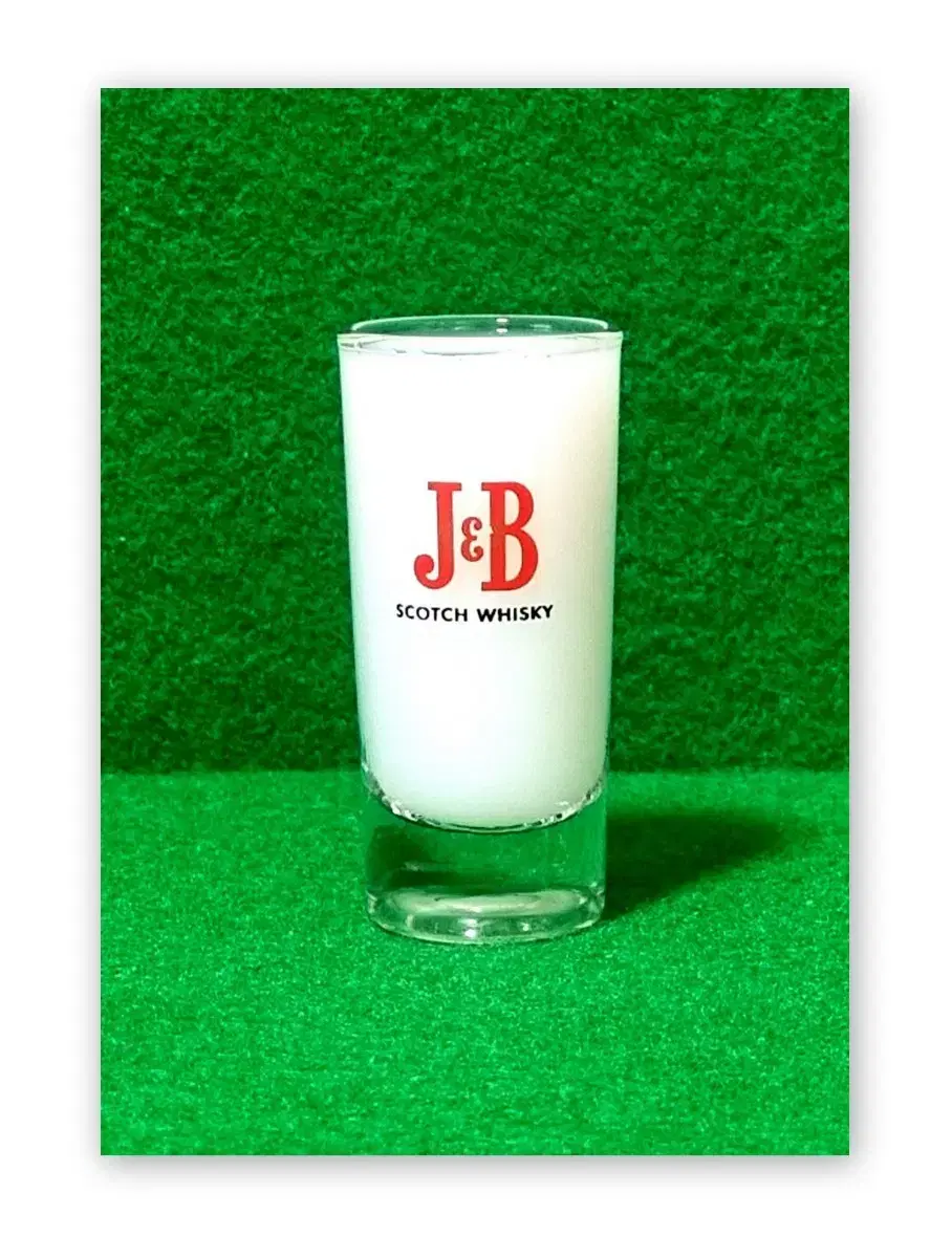 양주잔) 영국 블랜디드 위스키 J&B 샷잔