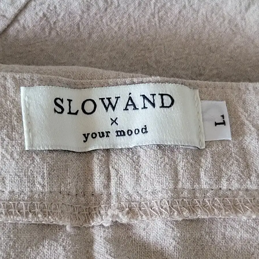 L)77) 새 옷) SLOWAND 면롱스커트