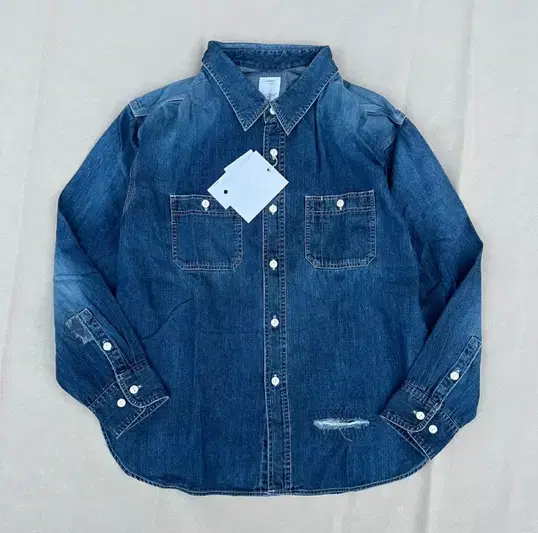 [2] Bizbeam 20ss Lumber Shirt Lumber DMGD Denim Shirt