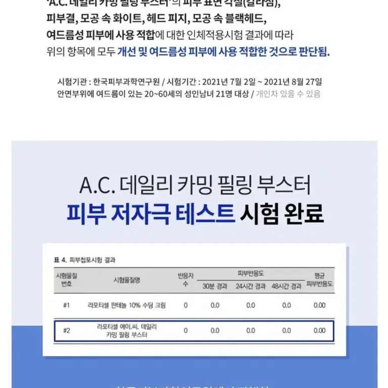 23000>10000(새상품)라포티셀AC 데일리 카밍 필링 부스터