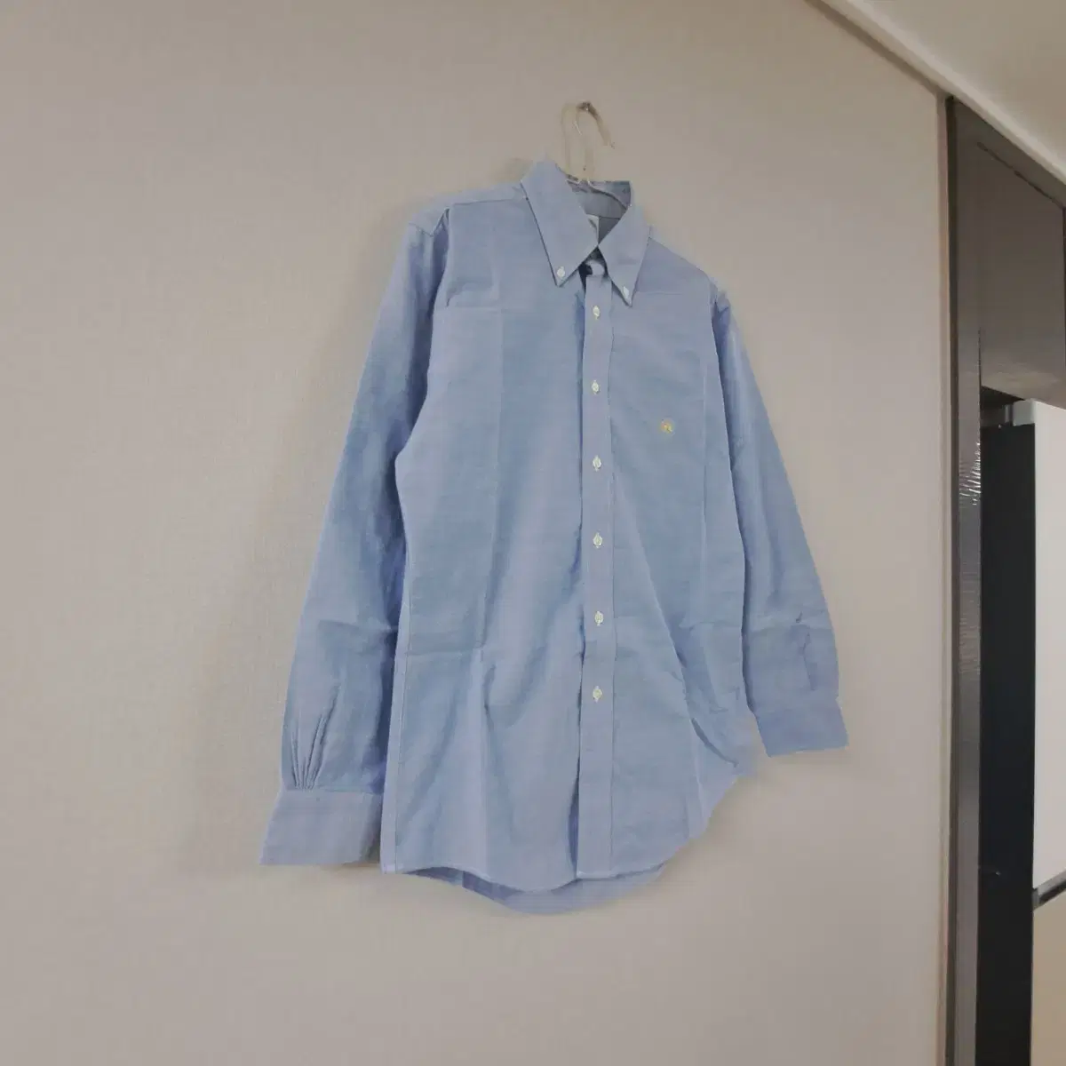 Brooks Brothers White stitch blue shirt