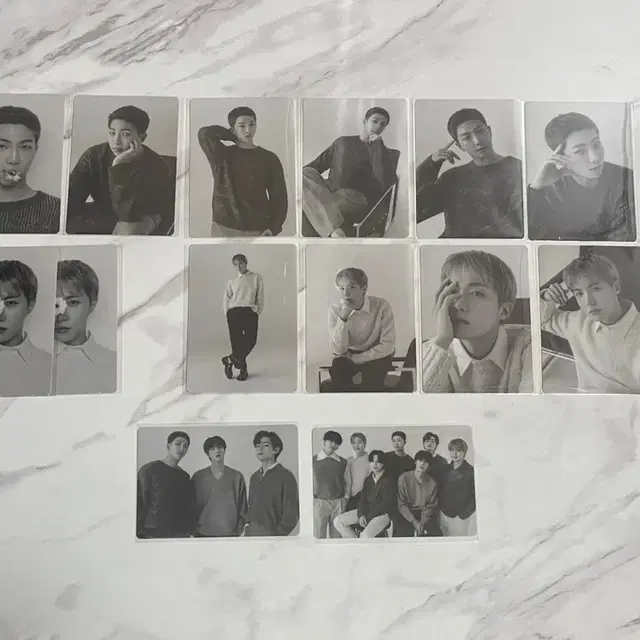 방탄 bts 모노크롬 미니포카 MONOCHROME POP-UP 드볼 일괄