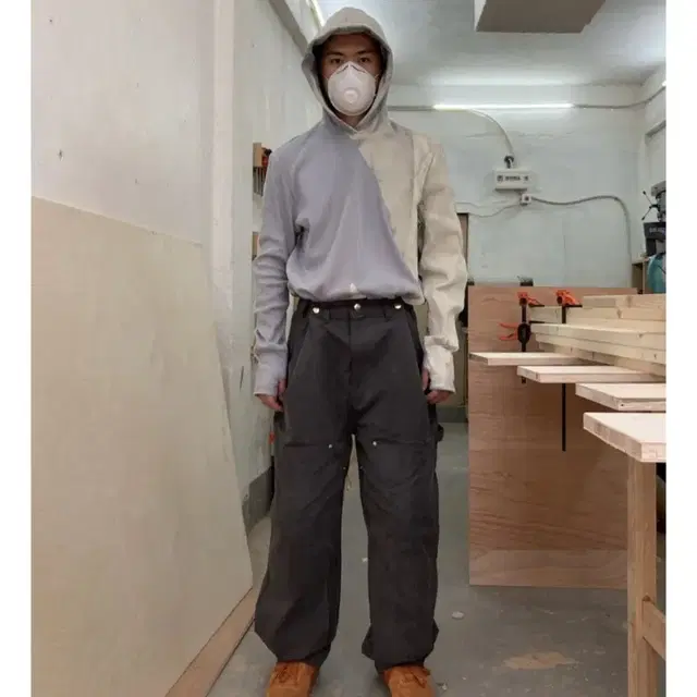 이지앤아트(EGNARTS) ADJUSTABLE WORK PANTS