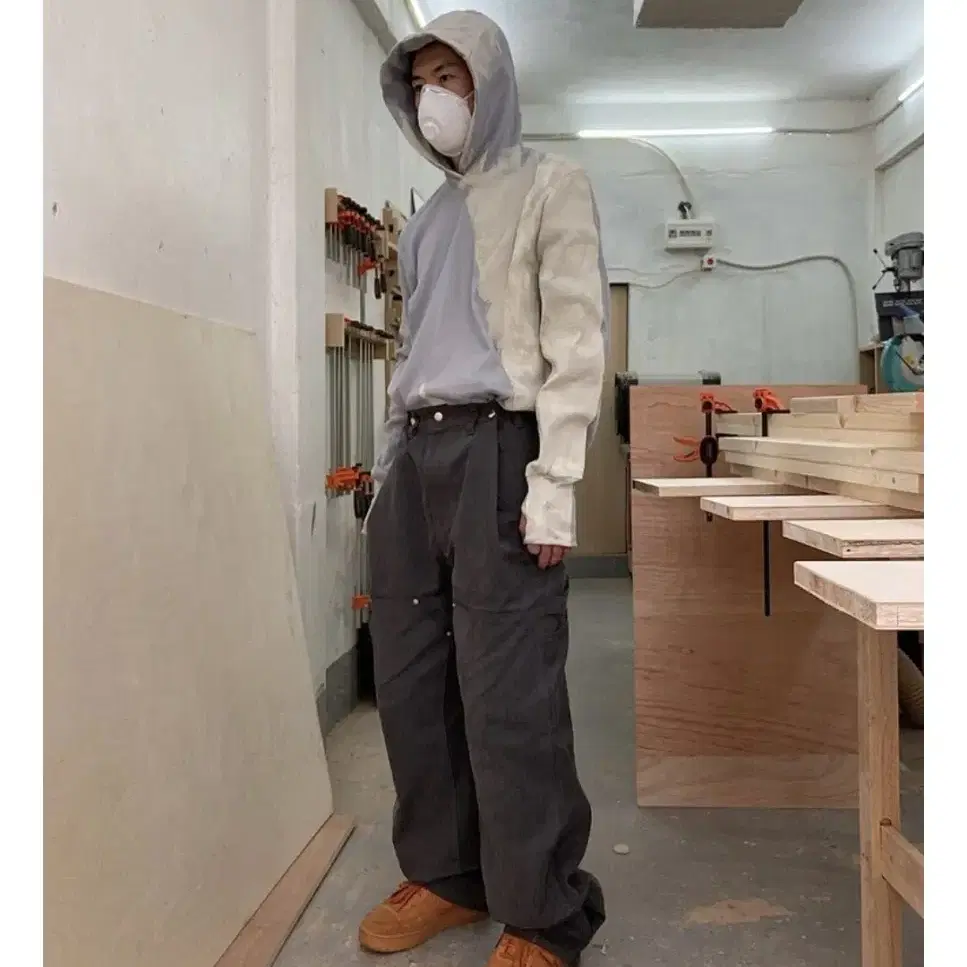 이지앤아트(EGNARTS) ADJUSTABLE WORK PANTS