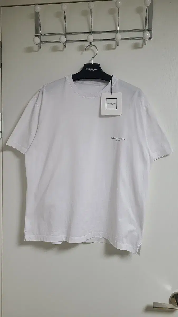 Wooyoung Mi 22FW Cotton Square Backlabel Short Sleeve T-Shirt 48